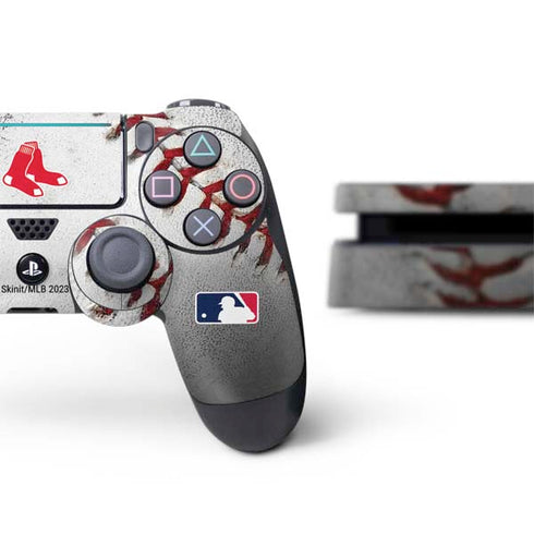 MLB Boston Red Sox Game Ball PS4 Slim Bundle Skin