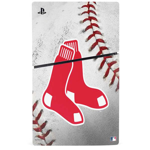 MLB Boston Red Sox Game Ball PS5 Slim Disk Console Skin