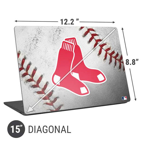 MLB Boston Red Sox Game Ball Universal Laptop 15in (12.2 x 8.8in) Skin