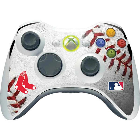 MLB Boston Red Sox Game Ball Xbox 360 Wireless Controller Skin