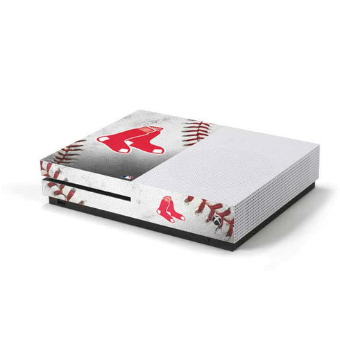 MLB Boston Red Sox Game Ball Xbox One S Console Skin