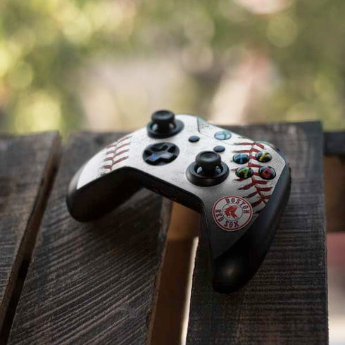MLB Boston Red Sox Game Ball Xbox One X Controller Skin