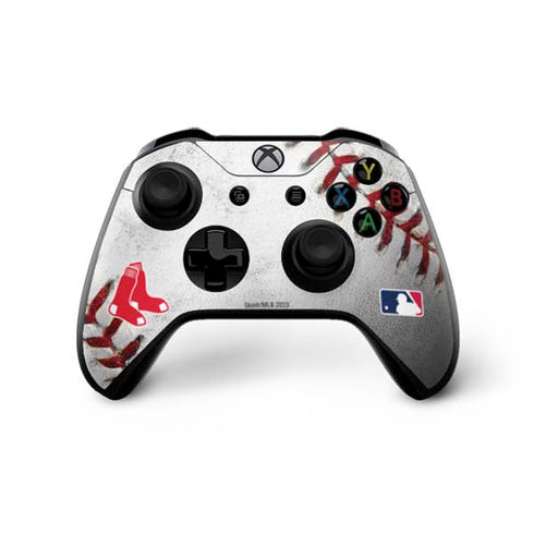 MLB Boston Red Sox Game Ball Xbox One X Controller Skin