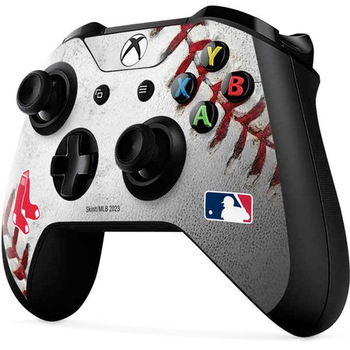 MLB Boston Red Sox Game Ball Xbox One X Controller Skin