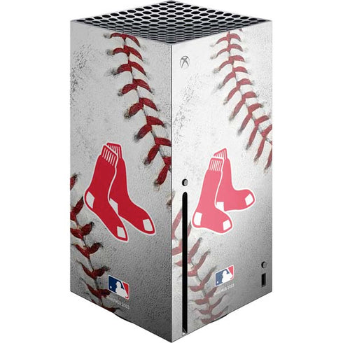 MLB Boston Red Sox Game Ball Xbox Series X Console Skin