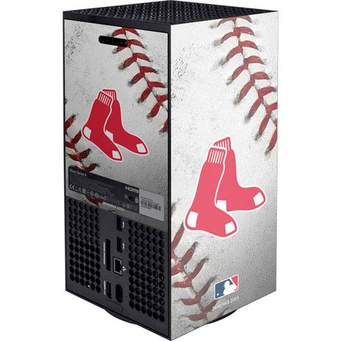 MLB Boston Red Sox Game Ball Xbox Series X Console Skin