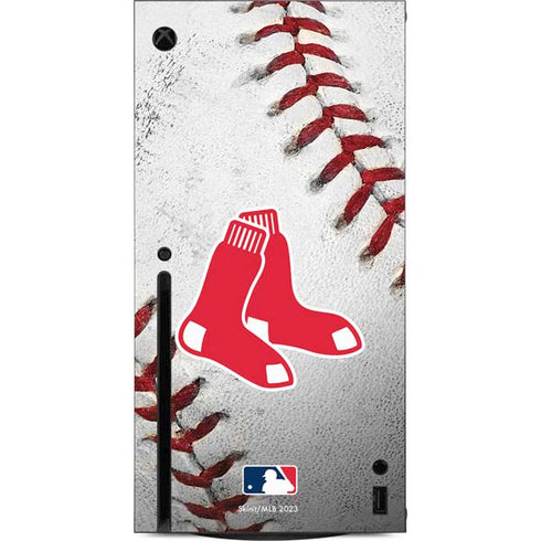 MLB Boston Red Sox Game Ball Xbox Series X Console Skin