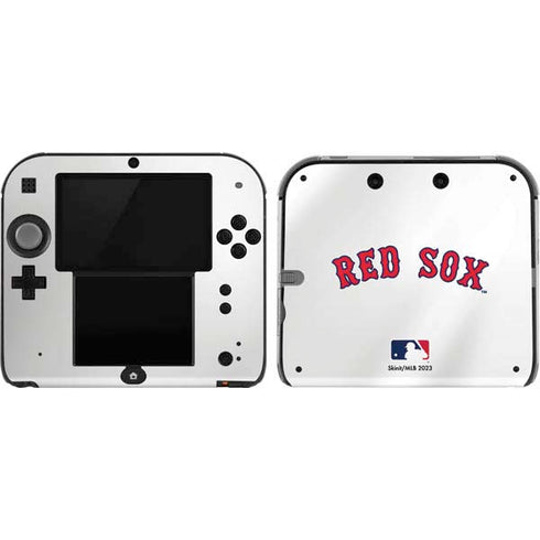MLB Boston Red Sox Home Jersey Nintendo 2DS Skin