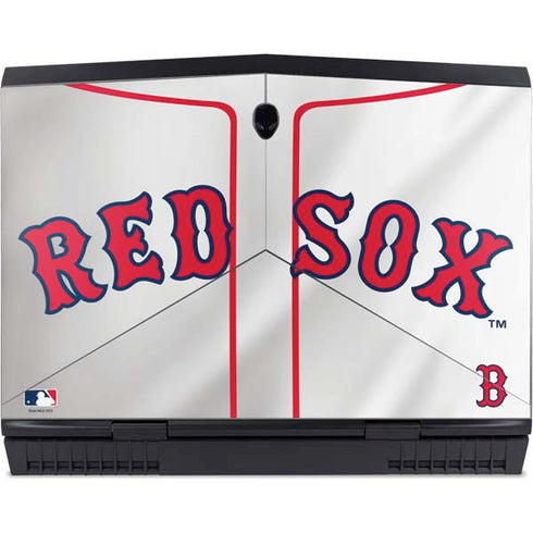MLB Boston Red Sox Home Jersey Dell Alienware Skin