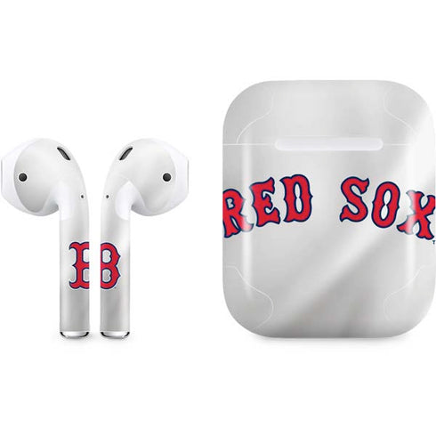 MLB Boston Red Sox Home Jersey Apple AirPods Skin