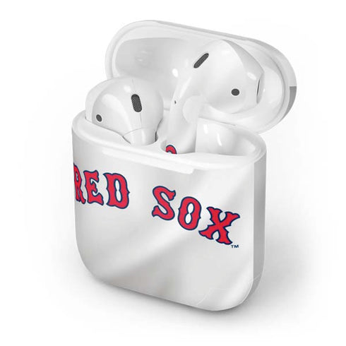 MLB Boston Red Sox Home Jersey Apple AirPods Skin