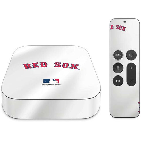 MLB Boston Red Sox Home Jersey Apple TV Skin