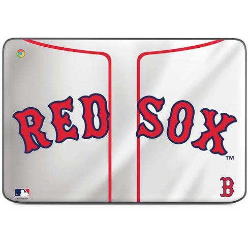 MLB Boston Red Sox Home Jersey HP Chromebook Skin