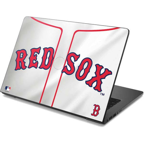 MLB Boston Red Sox Home Jersey Dell Chromebook Skin