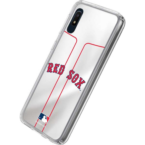 MLB Boston Red Sox Home Jersey Galaxy A10e Clear Case