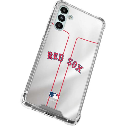 MLB Boston Red Sox Home Jersey Galaxy A13 5G Clear Case