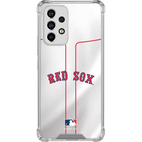 MLB Boston Red Sox Home Jersey Galaxy A33 5G Clear Case