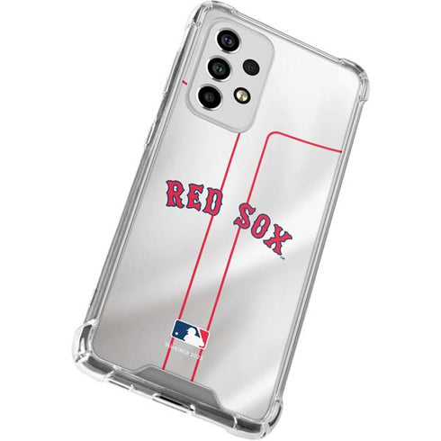 MLB Boston Red Sox Home Jersey Galaxy A33 5G Clear Case