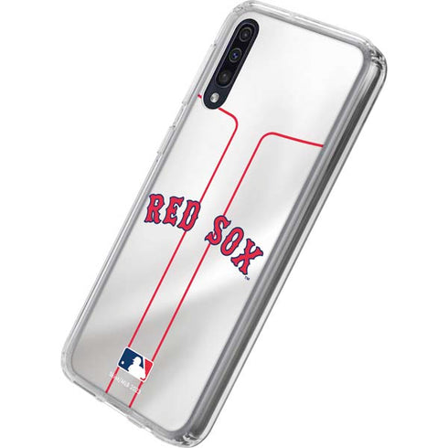 MLB Boston Red Sox Home Jersey Galaxy A50 Clear Case