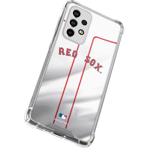 MLB Boston Red Sox Home Jersey Galaxy A53 5G Clear Case