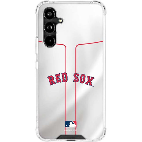 MLB Boston Red Sox Home Jersey Galaxy A54 5G Clear Case
