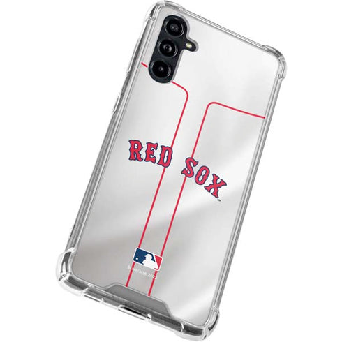 MLB Boston Red Sox Home Jersey Galaxy A54 5G Clear Case