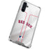 MLB Boston Red Sox Home Jersey Galaxy A54 5G Clear Case