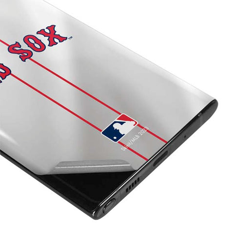 MLB Boston Red Sox Home Jersey Galaxy Note 10 Plus Skin