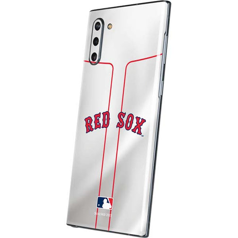 MLB Boston Red Sox Home Jersey Galaxy Note 10 Skin