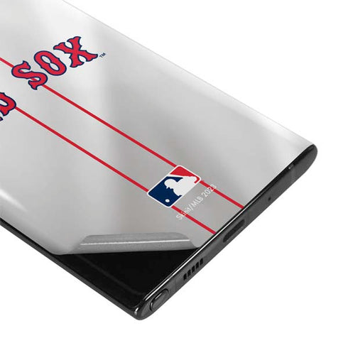 MLB Boston Red Sox Home Jersey Galaxy Note 10 Skin