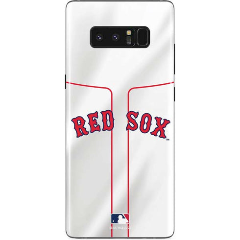 MLB Boston Red Sox Home Jersey Galaxy Note 8 Skin