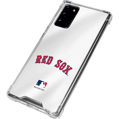 MLB Boston Red Sox Home Jersey Galaxy Note20 5G Clear Case