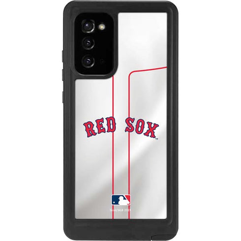 MLB Boston Red Sox Home Jersey Galaxy Note20 5G Waterproof Case