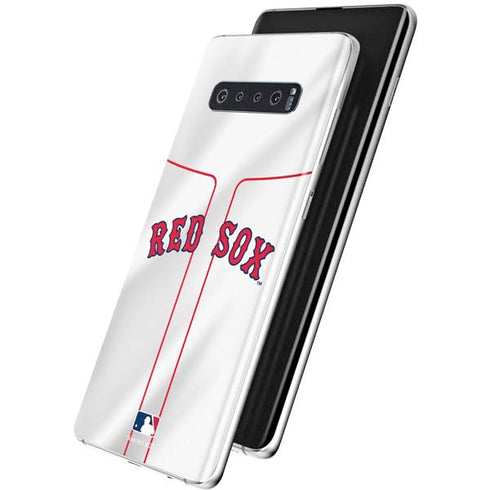 MLB Boston Red Sox Home Jersey Galaxy S10 Plus Skin