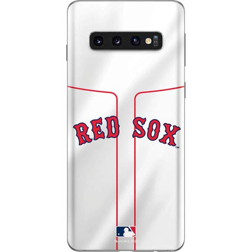 MLB Boston Red Sox Home Jersey Galaxy S10 Skin