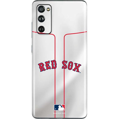 MLB Boston Red Sox Home Jersey Galaxy S20 Fan Edition Skin