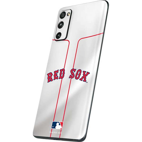 MLB Boston Red Sox Home Jersey Galaxy S20 Fan Edition Skin