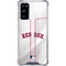MLB Boston Red Sox Home Jersey Galaxy S20 FE Clear Case