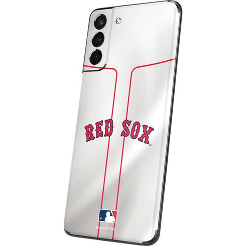 MLB Boston Red Sox Home Jersey Galaxy S21 5G Skin