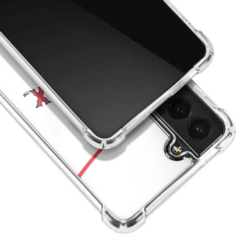 MLB Boston Red Sox Home Jersey Galaxy S21 FE Clear Case