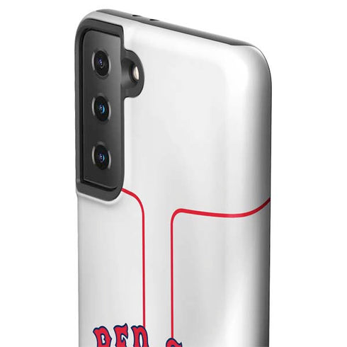 MLB Boston Red Sox Home Jersey Galaxy S21 FE Pro Case