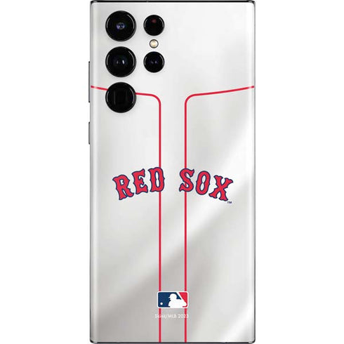 MLB Boston Red Sox Home Jersey Galaxy S22 Ultra Skin