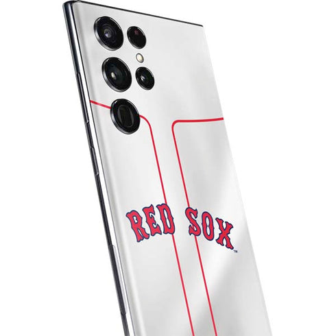 MLB Boston Red Sox Home Jersey Galaxy S22 Ultra Skin