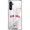 MLB Boston Red Sox Home Jersey Galaxy S23 FE Clear Case