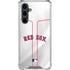 MLB Boston Red Sox Home Jersey Galaxy S23 FE Clear Case