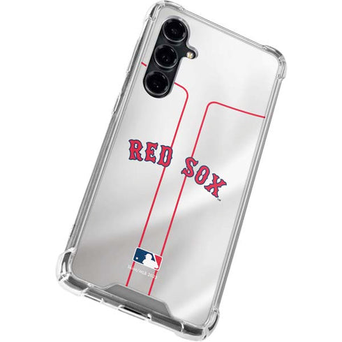 MLB Boston Red Sox Home Jersey Galaxy S23 FE Clear Case