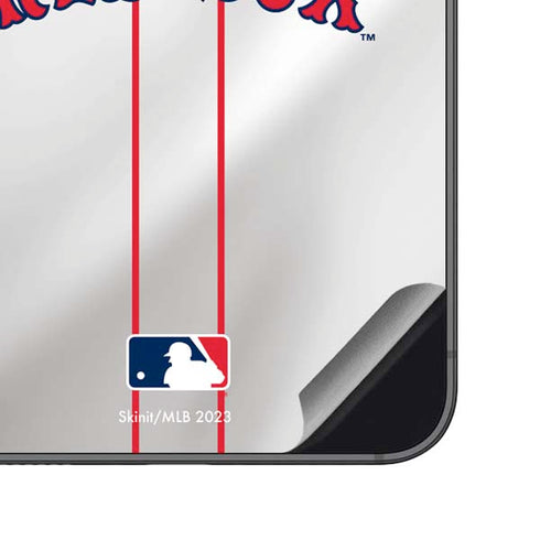MLB Boston Red Sox Home Jersey Galaxy S23 FE Skin