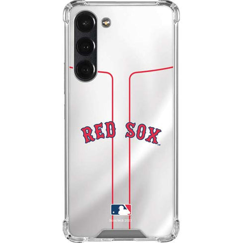MLB Boston Red Sox Home Jersey Galaxy S23 Plus Clear Case