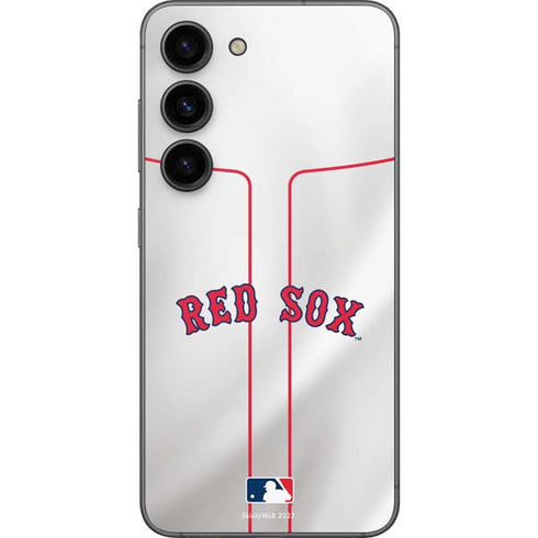 MLB Boston Red Sox Home Jersey Galaxy S23 Skin
