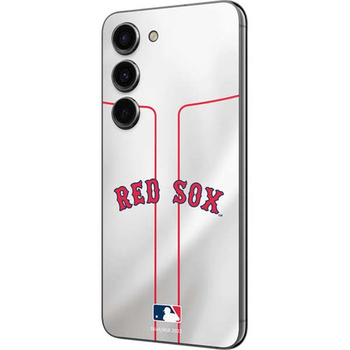 MLB Boston Red Sox Home Jersey Galaxy S23 Skin